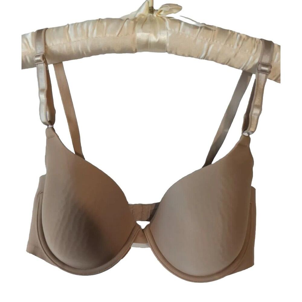 Warner's Beige No Side Effects Underarm Smoothing T-Shirt Underwire Bra Size 36C